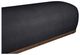 Meridian Furniture Calum Black/Walnut Chenille Chenille Fabric Bench-3