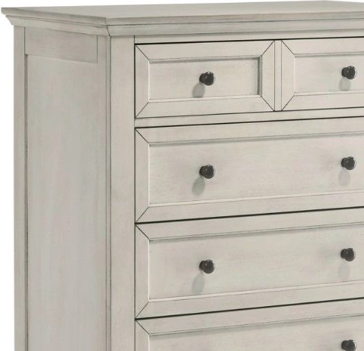 Intercon San Mateo Rustic White Youth Chest-2