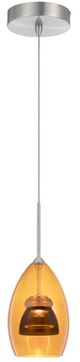 Cal® Lighting & Accessories Amber/Smoke Mini Pendant-0
