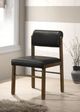 Coaster® Kehoe 2-Piece Black/Walnut Dining Side Chair Set-1