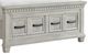 Elements International McCoy Antique White Queen Panel Storage Bed-1