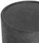 Classic Home Darsa Dark Gray Concrete Outdoor Accent Table-4