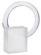 A & B Home Mondri Clear Small Glass Sculpture-0