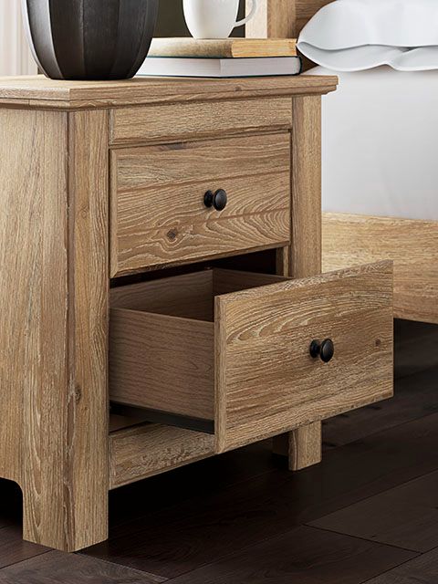 Signature Design by Ashley® Makidern Tan Nightstand-2