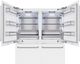 ZLINE 72" 39.6 Cu. Ft. White Matte Built-In French Door Refrigerator with Water Dispensers and Ice Makers-2