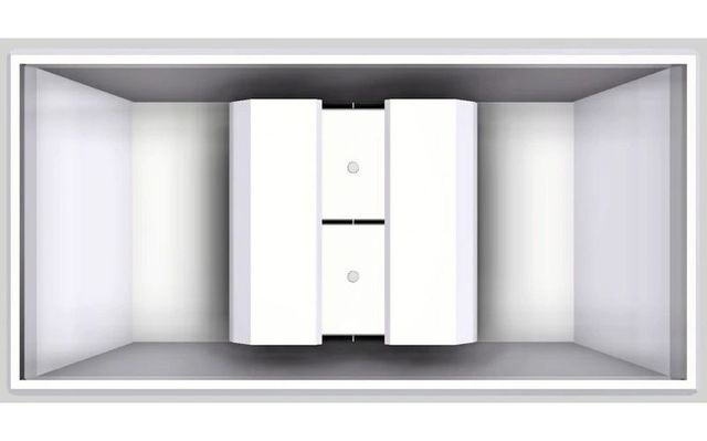 Vent-A-Hood® 66" White Island Range Hood-2