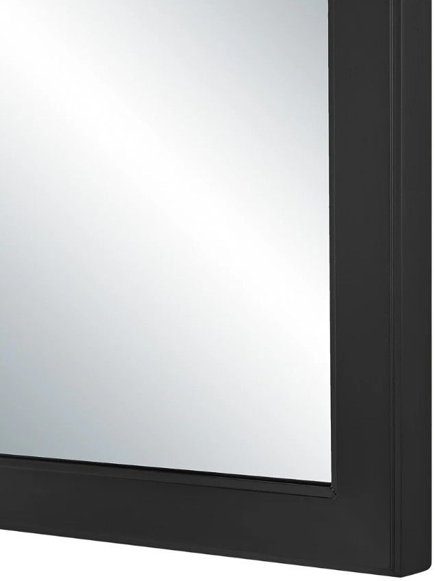 Renwil® Elvas Matte Black Accent Mirror-4