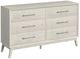 Elements International Westland 3-Piece Almond/Gray Full Upholstered Bedroom Set-3