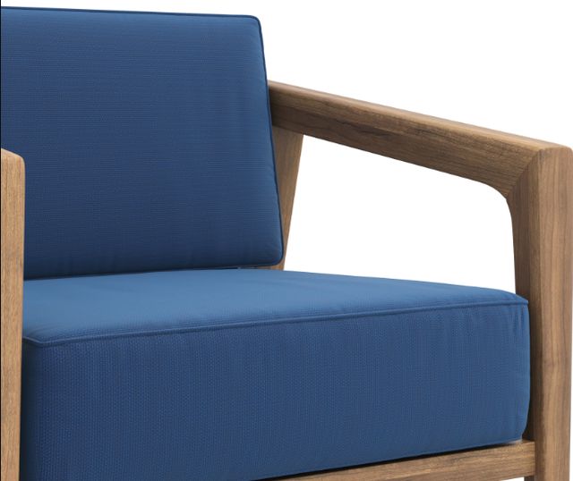 New Classic® Home Furnishings Bali 2-Piece Dark Blue Fabric Outdoor Club Chair-3