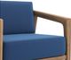 New Classic® Home Furnishings Bali 2-Piece Dark Blue Fabric Outdoor Club Chair-3