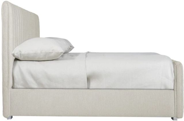 Bernhardt Silhouette White King Upholstered Panel Bed-2