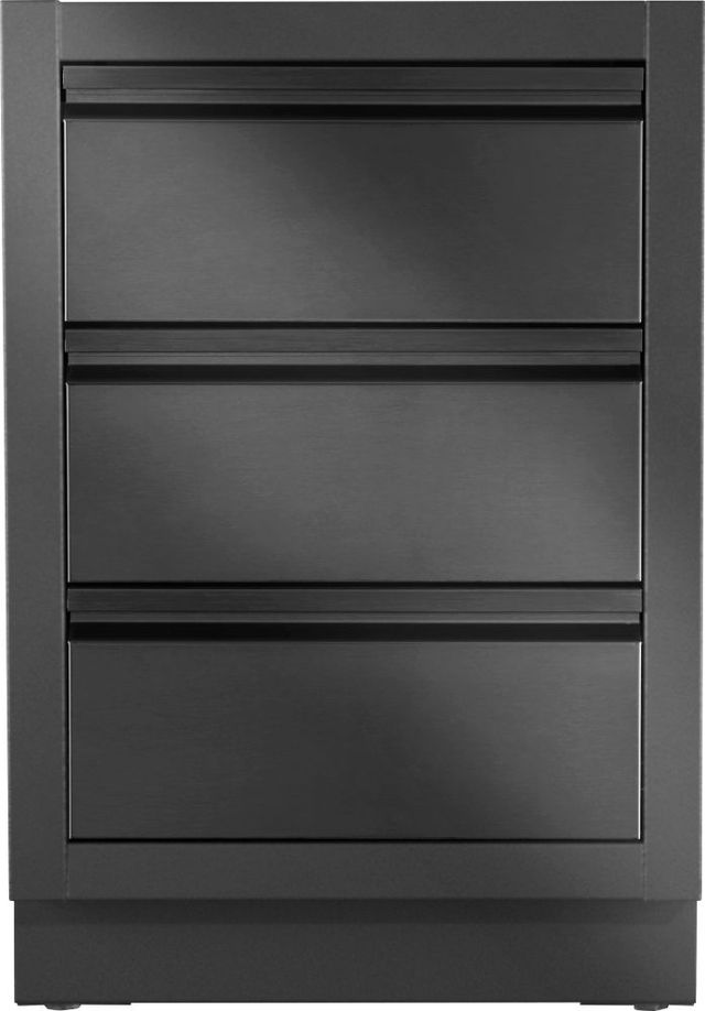Napoleon OASIS® Matte Black Three Drawer Cabinet-0