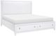 Legacy Classic Summerland White King Upholstered Panel Storage Bed-0