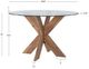 Powell® Auden 5-Piece Gray/Natural Round Dining Set-2