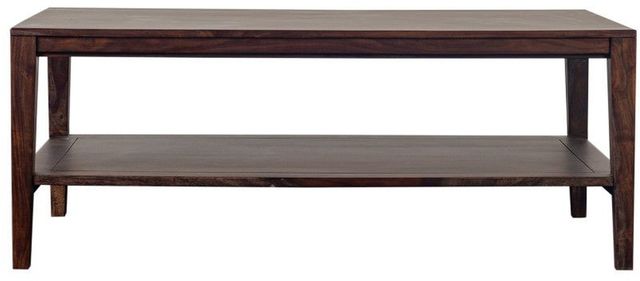 Porter International Designs Fall River Walnut Coffee Table-1