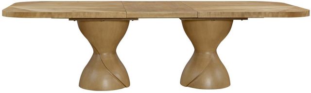 Bernards Tapestry Honeycomb Double Pedestal Dining Table-2