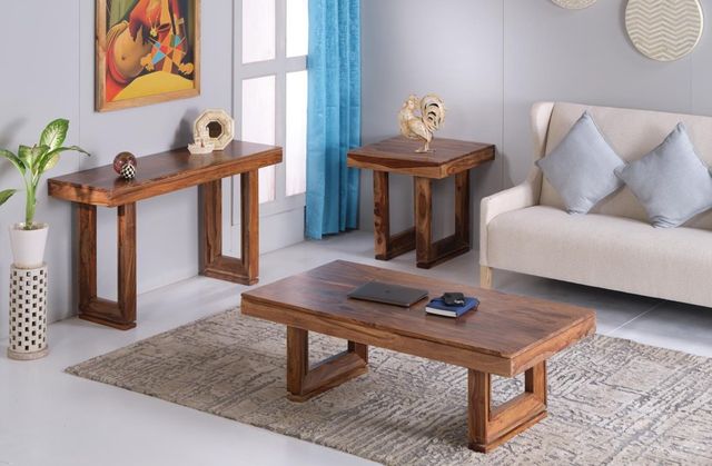 Jaipur Furniture Colbeck Brown Side Table-1