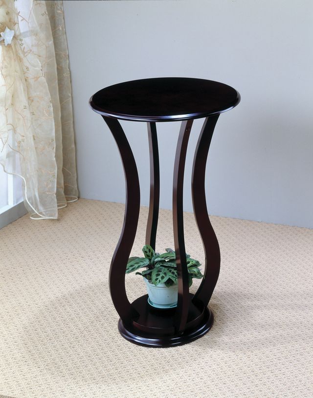 Coaster® Elton Cherry Round Top Accent Table-1