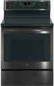 GE Profile™ 29.88" Black Stainless Steel Free Standing Electric Range-0