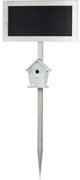 A & B Home Black/White Blackboard and Birdhouse-0