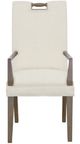 Fairfield® Customizable Dining Entree Pull Tall Back Arm Chair-1