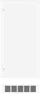 ZLINE 15" Matte White Touchstone Ice Maker Door Panel -0