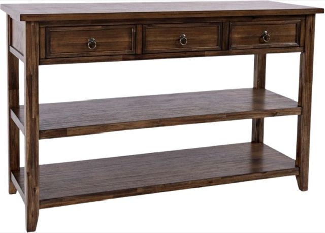 Jofran Inc. Bakersfield Brown Sofa Table-0