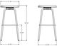 Amisco Customizable Button Upholstered Swivel Bar Stool-2