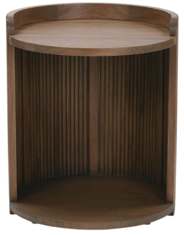 Rowe® Kindred Sesame Alternate Round End Table-2