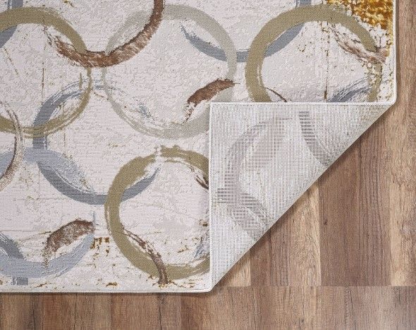 KAS Rugs Luna Gold Visions 5'x8' Area Rug-3