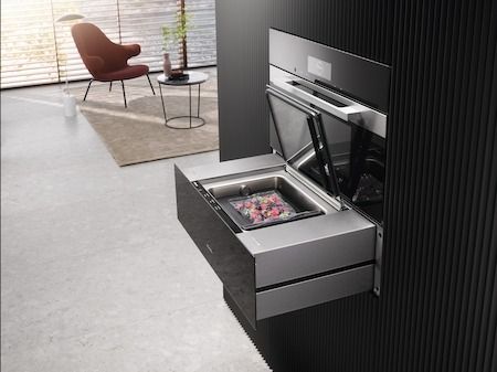 Miele 30" Obsidian Black Vacuum Sealer-1
