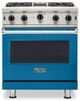 Viking® 5 Series 30" Alluvial Blue Pro Style Liquid Propane Range-0