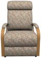 Best® Home Furnishings Customizable Kinetix Power Swivel Glider Recliner with Honey Birch Legs-1