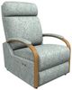 Best® Home Furnishings Customizable Kinetix Power Space Saver Recliner with Honey Birch Legs-0