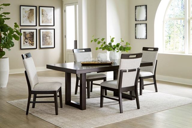 Signature Design by Ashley® Neymorton 5-Piece Gray/Brown Dining Table Set-3