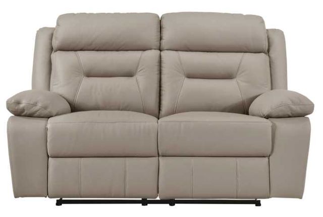 Homelegance® Laconia Latte Double Manual Reclining Loveseat-2