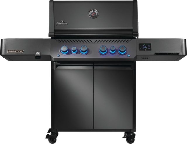 BBQ intelligent autoportant au gaz naturel Napoleon® Prestige® 500 - Noir mat