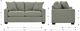 La-Z-Boy® Shiloh Greystone Leather Full Sleep Sofa-2