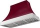 AGA Cascade 48" Cranberry Wall Mounted Range Hood  with Polished Chrome Trim-0