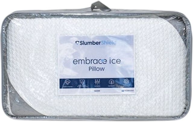 SlumberShield® Embrace White Ice King Pillow-2