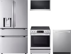 LG 4 Piece PrintProof™ Stainless Steel Kitchen Package