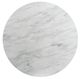 Elements International Bellini White Round Dining Table-1