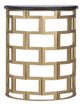 Wildwood Lamps Black Accent Table with Gold Base-1