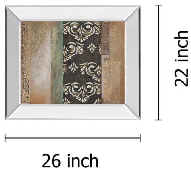 Classy Living Susan Osbourne Maze Il 22" Wall Art-2