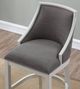 American Woodcrafters Keller Gray/Off-White 26" Barstool-3
