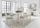 Signature Design by Ashley® Robbinsdale Antique White Upholstered Bar Stool-0