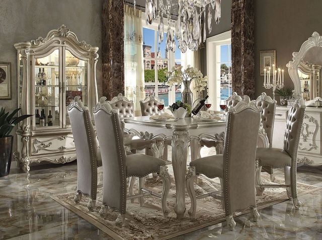 ACME Furniture Versailles 2-Piece Bone White Counter Chair Set-2