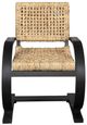 Uttermost® Rehema Black Dining Chair-3