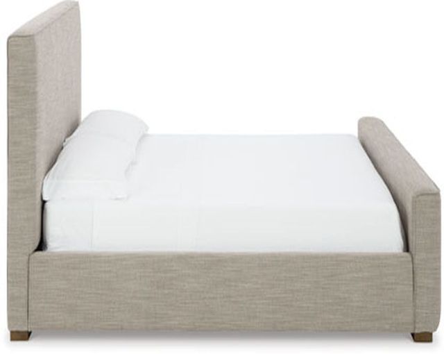 Signature Design by Ashley® Dakmore Brown Queen Upholstered Bed-2