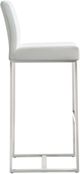 TOV Furniture Denmark White Set Of 2 Steel Counter Stool-2
